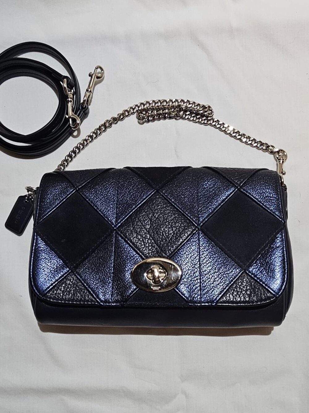 Coach Navy Clutch/Crossbody